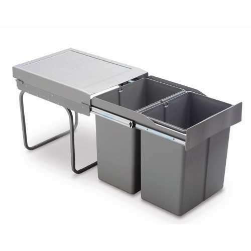 Trieur à déchets Linea 290 400mm 2x21l - Sans marque