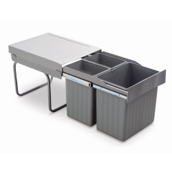 Trieur à déchets Linea 292 400mm 1x16l+2x7,5l de marque Sans marque, référence: B9390800