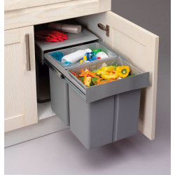 Trieur à déchets Linea 294 300mm 1x40l - Sans marque