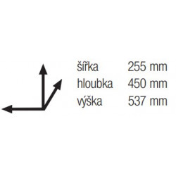 Trieur à déchets Linea 294 300mm 1x40l - Sans marque