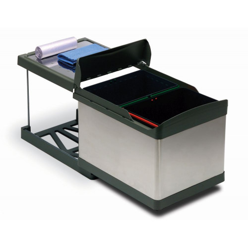 Trieur à déchets Linea 503 450mm 2x16l - Sans marque