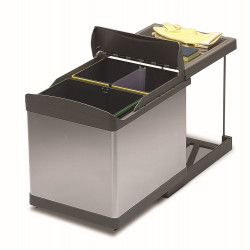 Trieur à déchets Linea 511 450mm 2x21l de marque Sans marque, référence: B9391100