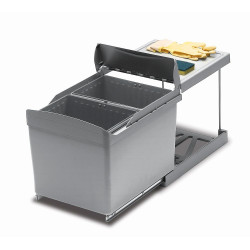 Trieur à déchets Linea 516 450mm 2x16l de marque Sans marque, référence: B9391200