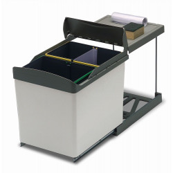 Trieur à déchets Linea 538 450mm 2x21l de marque Sans marque, référence: B9391400