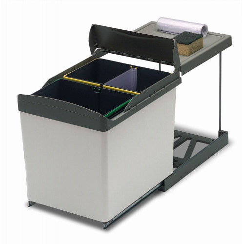 Trieur à déchets Linea 538 450mm 2x21l - Sans marque