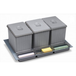 Trieur à déchets Sistema 938/3 800mm 3x16l de marque Sans marque, référence: B9392000