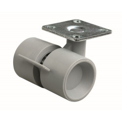 Roulette de meuble Formula 40mm caoutchouc gris de marque Sans marque, référence: B9393400