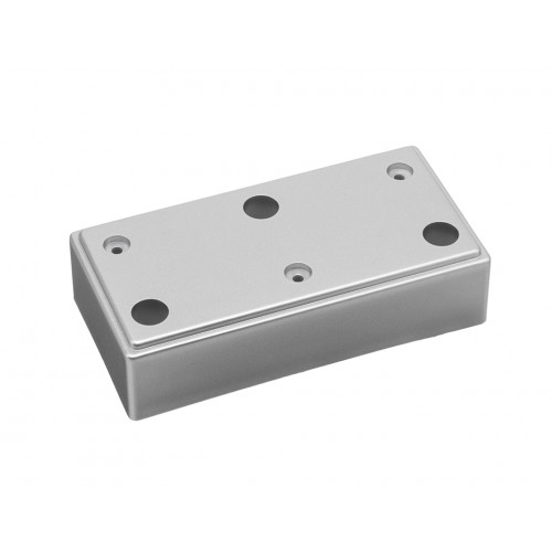 Pied de meuble 6838-120x60mm chrome satiné - Sans marque