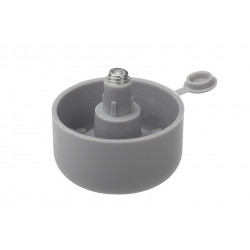 Glissière pour pied de meuble avec rectification hauteur 27mm gris de marque Sans marque, référence: B9395500