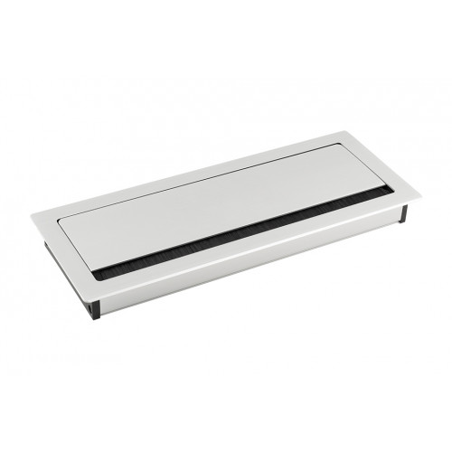 Passe-câble ALU 240x100x29mm alu - Sans marque
