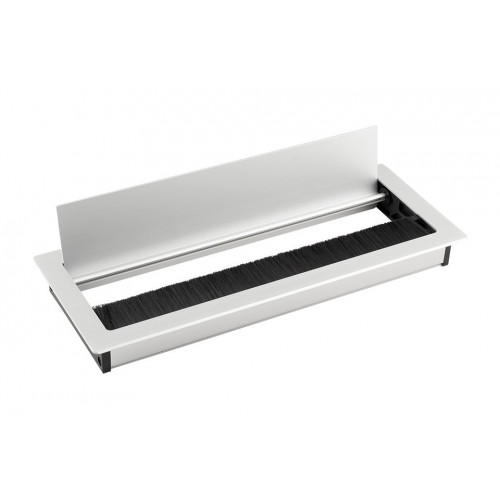Passe-câble ALU 240x100x29mm alu - Sans marque