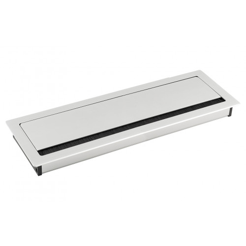 Passe-câble ALU 300x100x29mm aluminium - Sans marque