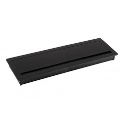 Passe-câble ALU 300x100x29mm noir de marque Sans marque, référence: B9397200