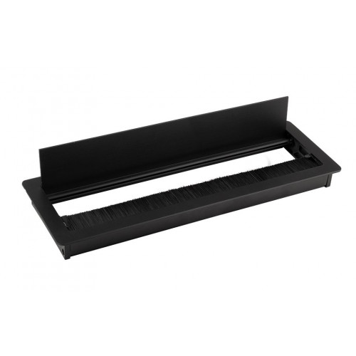Passe-câble ALU 300x100x29mm noir - Sans marque