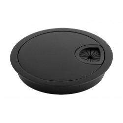 Passe-câble métal 80mm noir de marque Sans marque, référence: B9398500