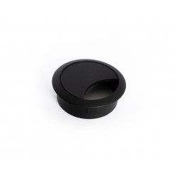Passe-câble plastique 60mm noir de marque Sans marque, référence: B9399400