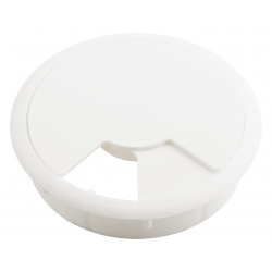 Passe-câble plastique 80mm blanc de marque Sans marque, référence: B9399800