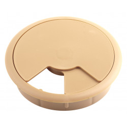 Passe-câble plastique 80mm  bouleau/érable de marque Sans marque, référence: B9399900