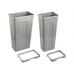 Trieur à déchets 72l 2x27l + 2x9l - Sans marque
