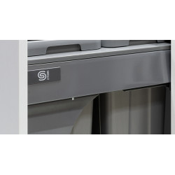 Cadre et bacs du trieur à déchets 26l 2x13l de marque Sans marque, référence: B9401800