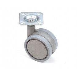 Roulette de meuble 60mm avec bandage souple de marque Sans marque, référence: B9404200