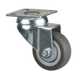 Roulette de meuble TPE 50mm pivotante de marque Sans marque, référence: B9407400