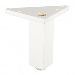 Pied de meuble FA002 100 mm réglable chrome mat de marque Sans marque, référence: B9417000