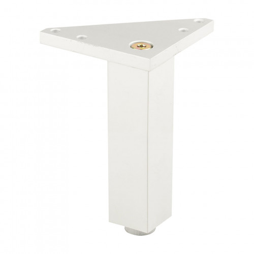 Pied de meuble FA002 120 mm réglable chrome mat - Sans marque