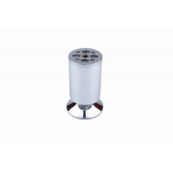 Pied de meuble FA003 100 mm réglable chrome mat/brillant de marque Sans marque, référence: B9417700