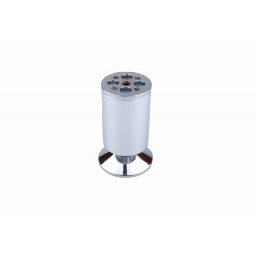 Pied de meuble FA003 100 mm réglable chrome mat/brillant - Sans marque