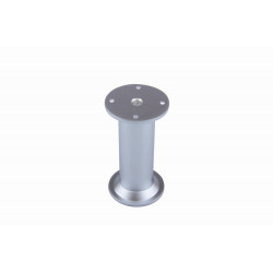 Pied de meuble FA004 100 mm réglable chrome mat de marque Sans marque, référence: B9418200