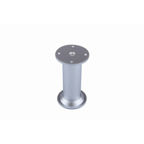 Pied de meuble FA004 100 mm réglable chrome mat - Sans marque