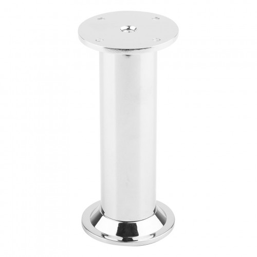 Pied de meuble FA004 120 mm réglable chrome brillant - Sans marque