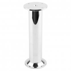 Pied de meuble FA004 150 mm réglable chrome brillant de marque Sans marque, référence: B9418700
