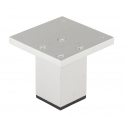 Pied de meuble FA006 60mm chrome mat de marque Sans marque, référence: B9419500