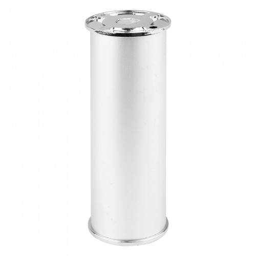 Pied de meuble FA008 100 mm réglable chrome mat - Sans marque