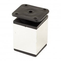 Pied de meuble FA009 60 mm réglable chrome brillant de marque Sans marque, référence: B9420500