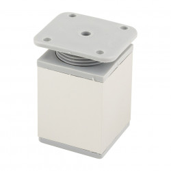 Pied de meuble FA009 60 mm réglable chrome mat de marque Sans marque, référence: B9420600