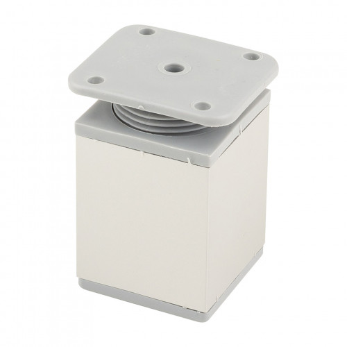 Pied de meuble FA009 60 mm réglable chrome mat - Sans marque