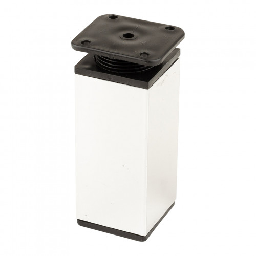 Pied de meuble FA009 100 mm réglable chrome brillant - Sans marque