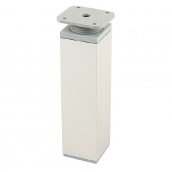 Pied de meuble FA009 150 mm réglable chrome mat de marque Sans marque, référence: B9421600