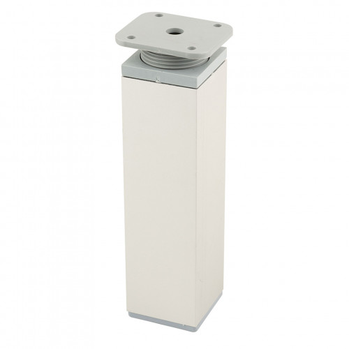 Pied de meuble FA009 150 mm réglable chrome mat - Sans marque