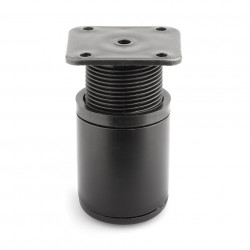 Pied de meuble FA010 60 mm réglable noir mat - Sans marque
