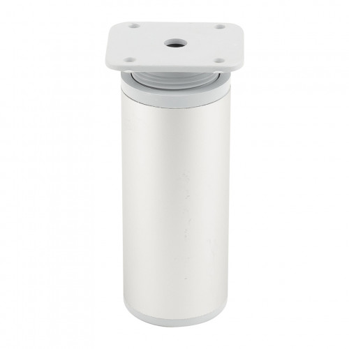 Pied de meuble FA010 100 mm réglable chrome mat - Sans marque