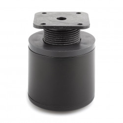 Pied de meuble FA011 60 mm réglable noir mat - Sans marque