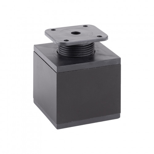 Pied de meuble FA012 60 mm réglable noir mat - Sans marque