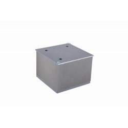 Pied de meuble FA013 60mm imitation inox de marque Sans marque, référence: B9424100