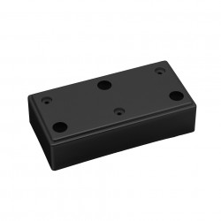 Pied de meuble FP001 30mm noir mat de marque Sans marque, référence: B9424400