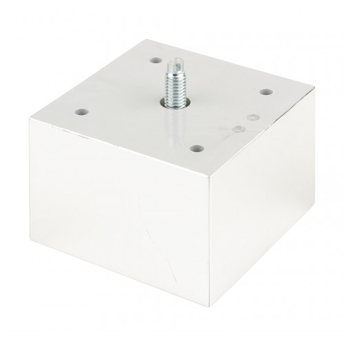 Pied de meuble FP002 50mm chrome brillant - Sans marque