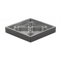 Pied de meuble FP006 10mm noir mat de marque Sans marque, référence: B9427400